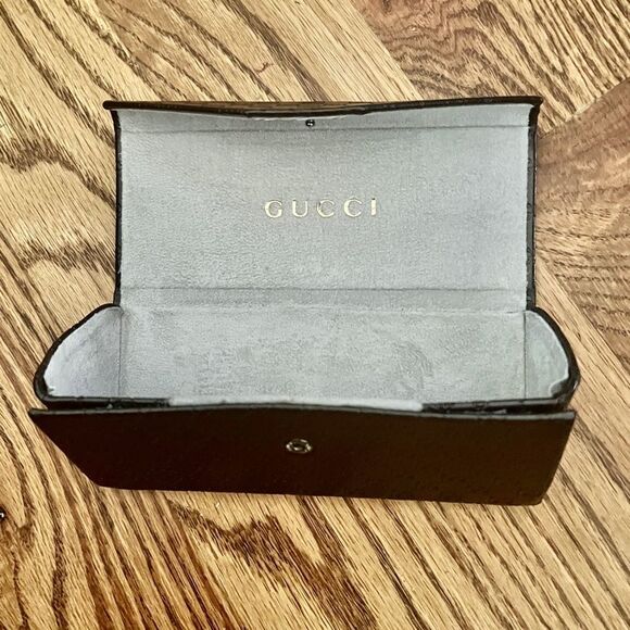 Gucci Dark Brown Monogram Eyewear Case - Picture 2 of 5